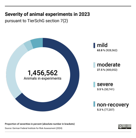 Figure 5: Severity of the experiments carried out in 2023